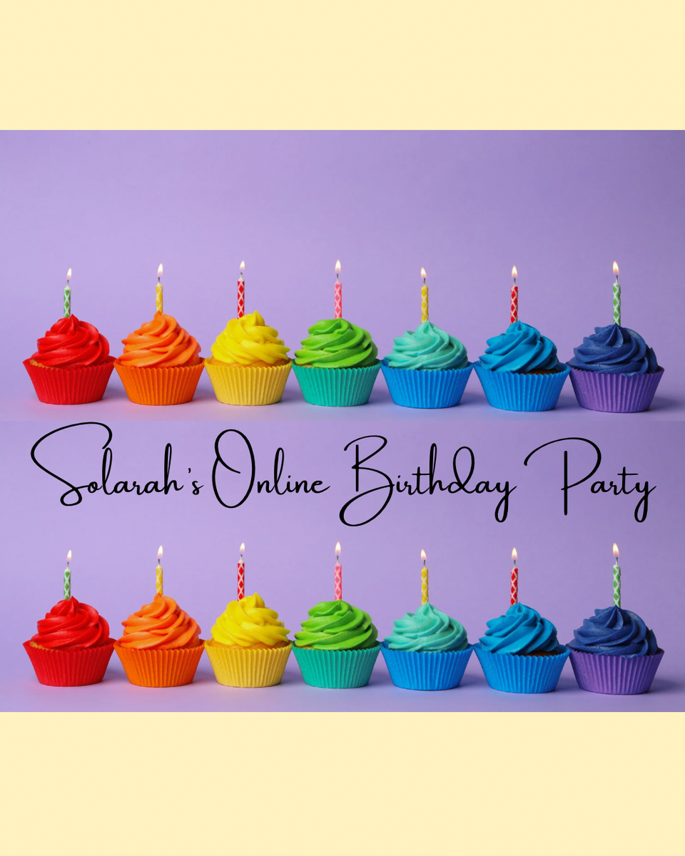JOIN ME THIS SUNDAY FOR AN ONLINE BIRTHDAY GATHERING